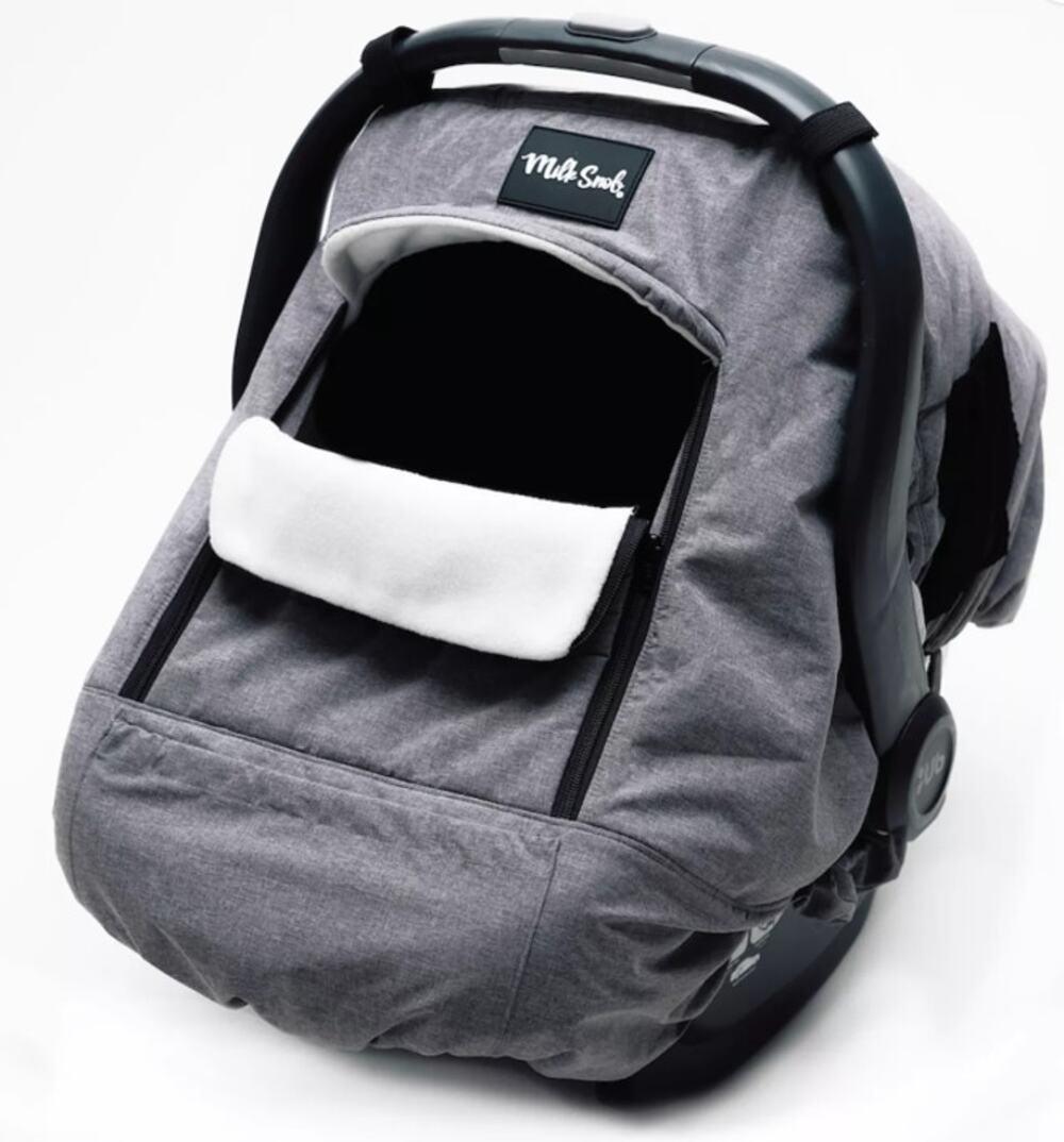 Milk Snob Winter Carseat Cover, Stormy Gray